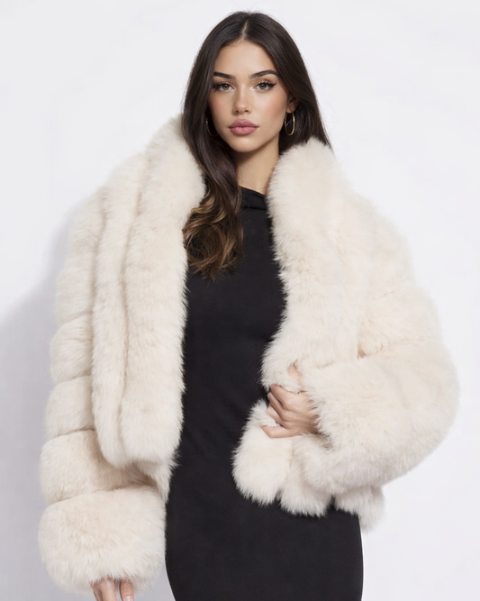 Der Aurora-Kunstpelzmantel