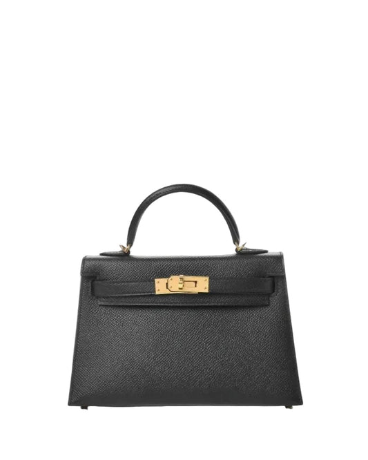 Die Kelly Noir Ledertasche