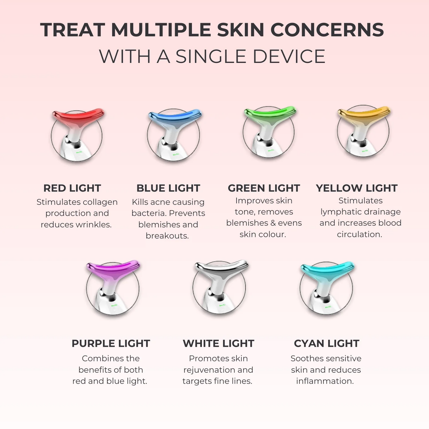 Lume Cove 7-in-1 LED Facial Sculptor