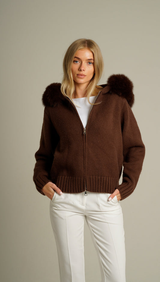 Der Aurora-Kunstpelzmantel